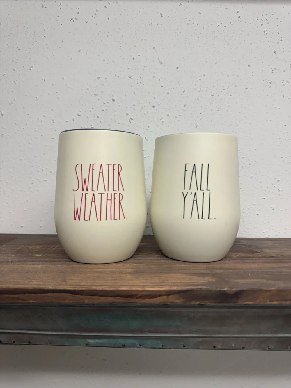 Rae Dunn Fall Wine Tumblers